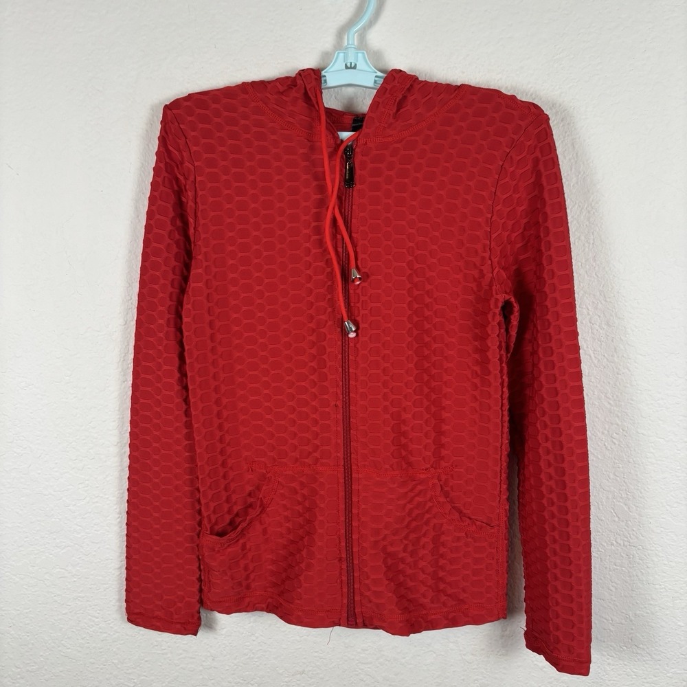 New Mix Womens Sweatshirt Sz L/XL Long Sleeve Jacket Full Zip Excellent